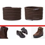 Airyfoot Yuvarlak Spor, Bot Ayakkabı Bağcığı 120 cm - Kahverengi