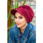 Aişe tesettür Bordo Tesettür Şapka Bone