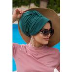 Aişe tesettür Deniz Şapkası-zümrüt