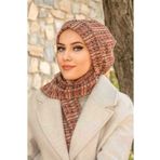 Aişe tesettür Taba Triko Tesettür Bere