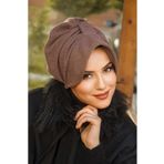 Aişe tesettür Vizon Kaşe Şapka Bone