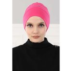 Aisha's Design B-35 Fuşya Bere Model Tesettür Bone