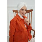 Aisha's Design B-4 Siyah Mihrace Penye Bone