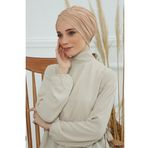 Aisha's Design B-9 Sütlü Kahve Tesettür Bone