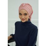 Aisha's Design HT-90 Pembe Aerobin Kumaş Hazır Türban