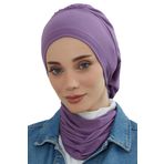 Aisha's Design HT-96 Mor Penye Hazır Türban