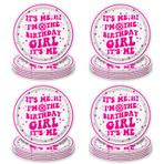 Aisosiks Kadın Kız Doğum Günü Partisi Süslemeleri, Its Me Hi Im the Birthday Girl Its Me Tabakları, Kadın Kızlar Popüler Şarkıcı Doğum Günü Partisi Malzemeleri, Kız Doğum Günü Partisi Tabakları, Pembe