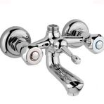 Aiwa Klasik Sabit Gümüş Banyo Mutfak Lavabo Batarya