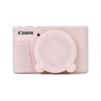 Aiyraa Canon Powershot SX740 HS kılıf, yumuşak silikon koruyucu kılıf, çizilmeye karşı dayanıklı kapak, çıkarılabilir objektif kapaklı, Canon SX740 SX730 HS kamera için