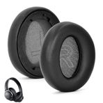 Aiyraa Soundcore Q30 Q35 Anker Soundcore Life Q30 kulaklık için 2 adet yedek kulak yastığı, yumuşak protein deri kılıf, rahat optimum ses kalitesi için gürültü yalıtımlı köpüklü