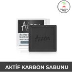 Aizen Activeted Carbon Soap - Aktif Karbon Sabunu 150 gr