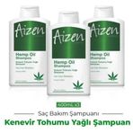 Aizen Onarıcı Besleyici 3x400 ml Kenevir Şampuanı