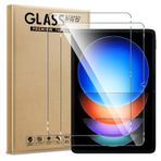 Aiziki Xiaomi Pad 6S Pro 12.4 için 2 adet koruyucu folyo kırılmaz cam [kırılmaz TOP 9H koruma] [tam ekran] Xiaomi Pad 6S Pro 12.4 HD ekran koruyucu folyo