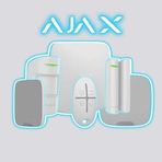Ajax Hub Kit Kablosuz Hırsız Alarm Seti Keypad Dış Siren Dahil Beyaz