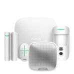 Ajax Sirenli 5 Lİ Cam Alarm Set Akıllı Güvenlik Sistemi (Dış Ortam) – Beyaz
