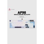 Ajazz Af-98 Kablolu Mekanik Hisli Gaming Klavye - Kahverengi Switch Hissiyatlı - Mavi