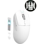 Ajazz AJ139 Max Beyaz Optik Kablolu/Kablosuz Oyuncu Mouse