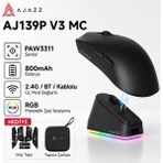 Ajazz AJ139P V3 Mc Siyah Kablosuz Oyuncu
