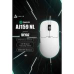 Ajazz AJ159 Nl Near-Link 3 Modlu 1000hz 12.000 Dpı 400 Mah Batarya Paw 3311-YENI Nesil Bağlantı Modu - Beyaz