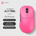 Ajazz AJ179 Nl Near-Link 3 Modlu 1000hz 26.000 Dpı 800 Mah Batarya Paw 3311 - Yeni Nesil Bağlantı Modu - Pembe