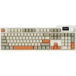 Ajazz AK35I V3 Kablosuz Mekanik Oyuncu Klavyesi-Gasket Gövde Yapısı Dinamik Rgb-Tft Ekranlı Bej/avakado Switch