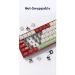 Ajazz Kablolu Red Switch Mekanik Klavye-Rainbow Aydınlatma Hot-Swap AK680