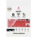 Ajazz MK87 Pitaya Switch 10.000 Mah Batarya RGB Mekanik Oyun Klavyesi-Ayrılabilir TFT Ekran-Şeffaf Tasarım