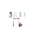 Ak Arıcılık 6li Set (normal Maske, Pantolon, Eldiven, Arıcı Çorabı.el Demiri Ve Ilaç Körük)
