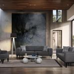 Ak Sofa Arya Koltuk Takımı 3+3+1