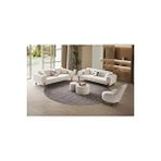 Ak Sofa Kaya Koltuk Takımı 3+3+1 Kırık Beyaz