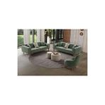 Ak Sofa Kaya Koltuk Takımı 3+3+1 Yeşil