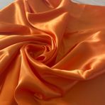 Ak-teksim Kumaş Tekstil Tasarım Turuncu Saten Kumaş 150 Cm En (Ithal Saten) Abiye, Elbise, Düğün Elbisesi, Kese, Dekor, Ev tekstili - Oranj - 100 cm