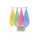 AK TEMİZLİK, Mikrofiber Temizlik Bezi Genel Temizlik Bezi 4 Adet, 30 x 30, Çok Renkli, 20201851