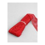 Ak Tuhafiye Kırmızı Güpür Dantel Tül Bant 5 cm Genişlik – 8,5-9m Uzunluk | Elbise & Süsleme