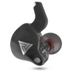 Ak6 3.5mm Kulak Kablolu Subwoofer Spor Kulaklık, Kablo Uzunluğu: Yaklaşık 1.2m - Siyah