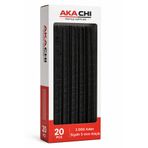 AKA CHI 5 mm Siyah fine Kılçık 2.000 Adet Siyah Etiket Tabancası Plastik Kılçık Tekstil Etiketleme Aparatı