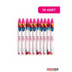 AKA CHI Terzi Sabun Kalemi 10 Adet Kumaş İşaretleme Çizim Kalemi 15 cm Uçucu İz Bırakmaz Tekstil