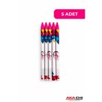 AKA CHI Terzi Sabun Kalemi 5 Adet Kumaş İşaretleme Çizim Kalemi 15 cm Uçucu İz Bırakmaz Tekstil