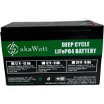 Aka Watt 12V 12AH Lifepo4 Lityum Akü Hafif Uzun Ömürlü Enerji Güvenli Çözüm