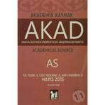 Akad Akademik Kaynak Dergisi Sayı: 5 - Kolektif