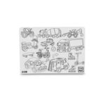 Akademi Çocuk Funny Mat Araçlar - 25,0 x 35,0