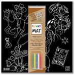Akademi Çocuk - Funny Mat Black (Tebeşirli ) Vahşi Batı - 40X40
