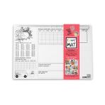 Akademi Çocuk Funny Mat Çarpım Tablosu - Çalışma Masam 25X35CM 2'li Paket Beyaz Serisi