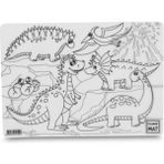 Akademi Çocuk Funny Mat - Dinozor - 25,0 x 35,0