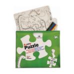 Akademi Çocuk Funny Mat Puzzle - Dinozor Çağı 30x40cm