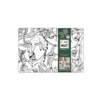 Akademi Çocuk Funny Mat - Tembel Hayvanlar 33,5x48cm
