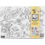 Akademi Çocuk Funny Mat - Uzay Ve Dinozorlar 25 X 35 Cm