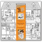 Akademi Çocuk Funny Mat White 40X40Cm - Evim Güzel Evim