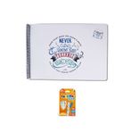 Akademi Çocuk -Tükenmez Resim Defteri-1 Ressam Kediler- 25X35CM& Carioca 6 Lı Baby