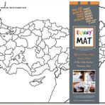 Akademi Çocuk Türkiye Dilsiz Haritası Funny Mat Çalışma Masası